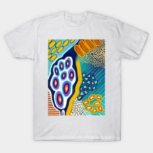 Abstract Underwater Colorful Pattern Design T-Shirt